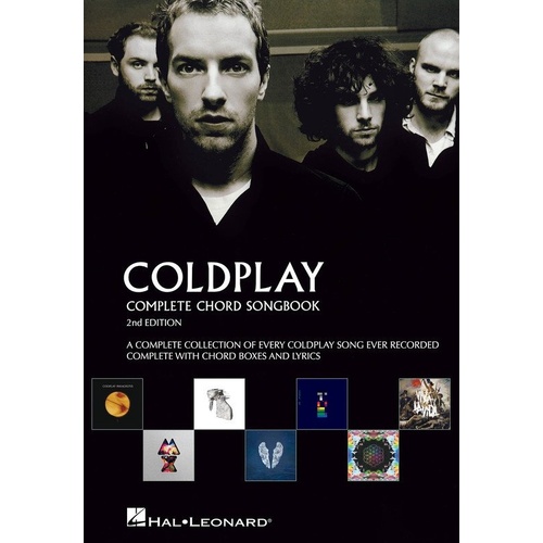 Coldplay Complete Chord Songbook 2nd Edition - Guitar Lyrics & Chords, 304 Pages, Hal Leonard
