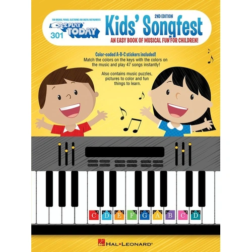 Kid's Songfest E-Z Play 301 2nd Edition Music Book