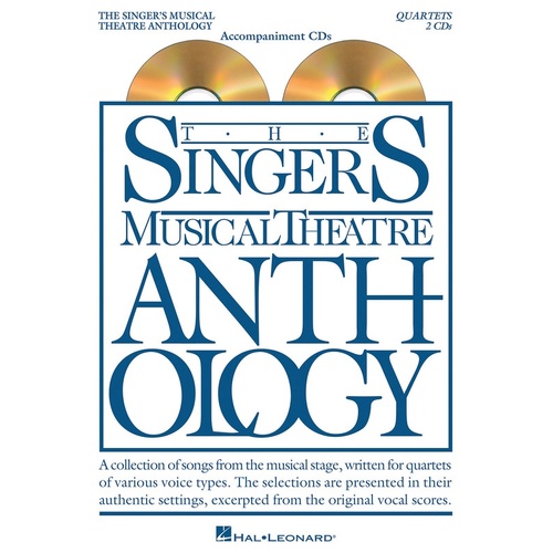 Singers Musical Theatre Anth Quartets Accomp CDs (Softcover Book/CD)