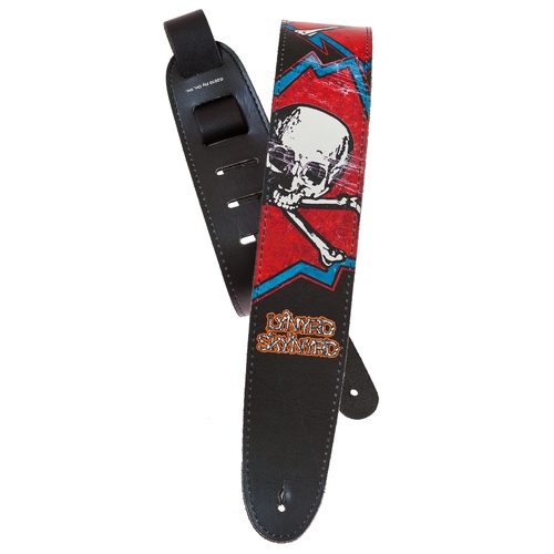 Planet Waves Lynyrd Skynyrd Guitar Strap, Skull