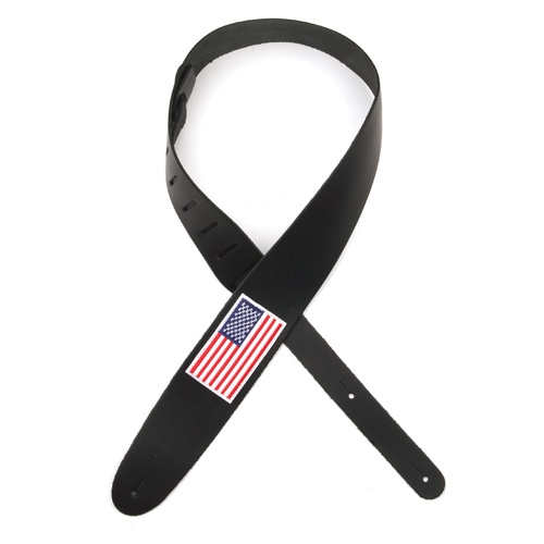 2.5 Inch Leather with American Flag Patch