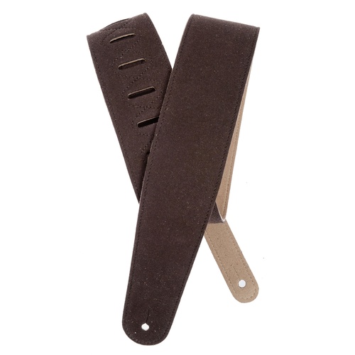 Planet Waves Suede Guitar Strap, Cognac