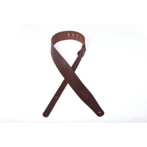 Planet Waves Thick Leather Guitar Strap, Brown