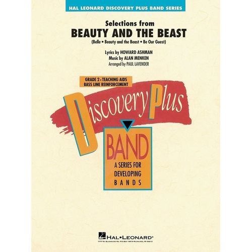 Beauty and the Beast Selections for Band by Alan Menken & Howard Ashman, Arranged by Paul Lavender, Hal Leonard, Basic Band II