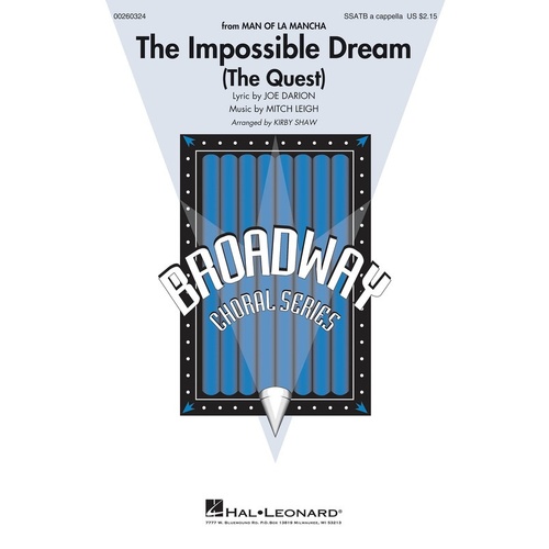 The Impossible Dream (The Quest) SSATB A Cappella (Octavo)