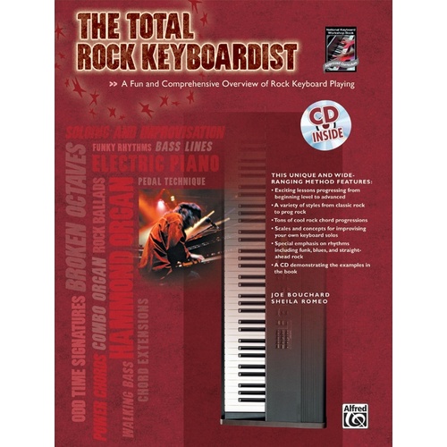 Total Rock Keyboardist Book and CD