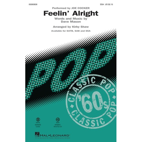 Feelin Alright SSA (Octavo)