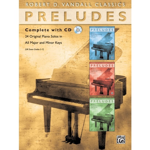 Preludes Complete With CD - Piano