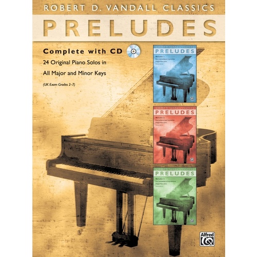 Preludes Complete With CD - Piano