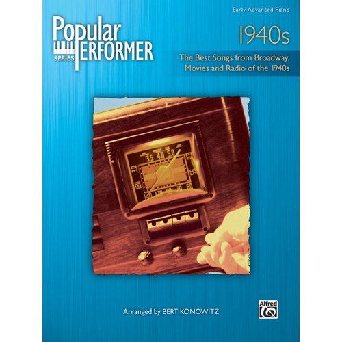 Popular Performer 1940S Early Adv Piano