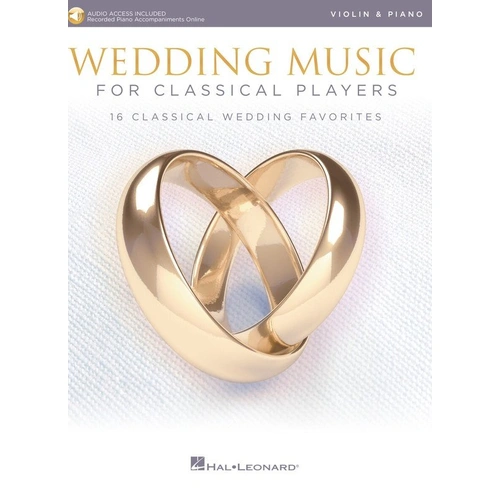 Wedding Music for Classical Players for Violin and Piano - Hal Leonard