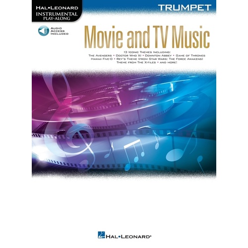 Movie And TV Music For Trumpet Book/Online Audio (Softcover Book/Online Audio)