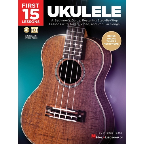 First 15 Lessons Ukulele Book/Olm