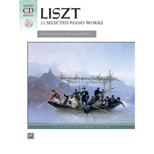 Liszt 21 Selected Piano Works Book/CD