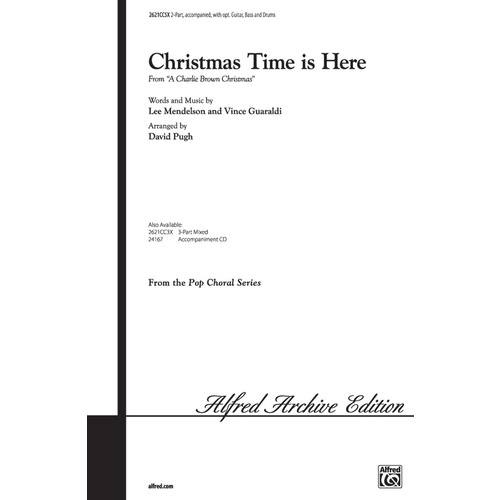 Christmas Time Is Here 2 Part Arr Pugh