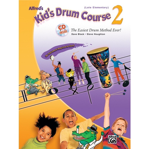 Alfreds Kids Drum Course 2 Book/CD