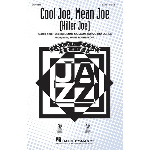 Cool Joe Mean Joe (Killer Joe) ShowTrax CD (CD Only)