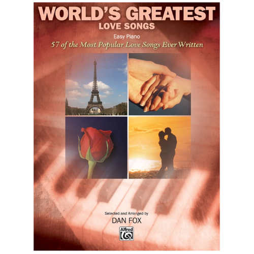 World's Greatest Love Songs Easy Piano Sheet Music Collection