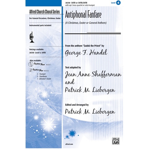 Antiphonal Fanfare SATB or SATB/SATB Arrangement by Lieberg