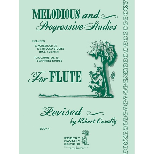 Melodious and Progressive Studies Flute Book 4 Ed Cavally (Softcover Book)