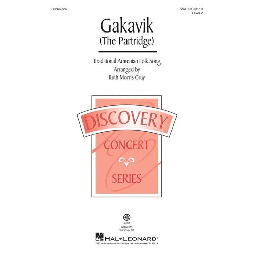 Gakavik (The Partridge) SSA (Octavo)