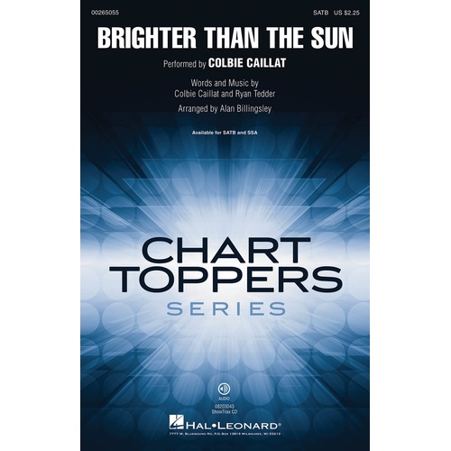 Brighter Than The Sun SATB (Octavo)