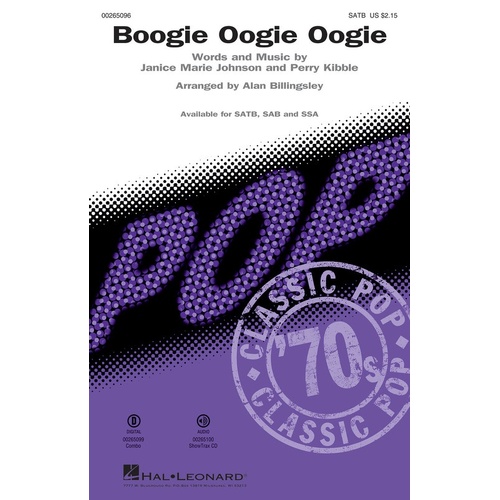 Boogie Oogie Oogie ShowTrax CD (CD Only)