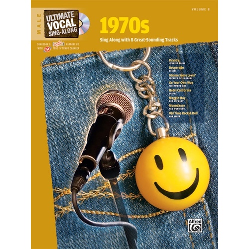 Ultimate Vocal Singalong 1970s Male Voice Book and CD