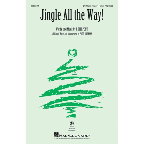 Jingle All The Way! SATB/Piano Duet (Octavo)
