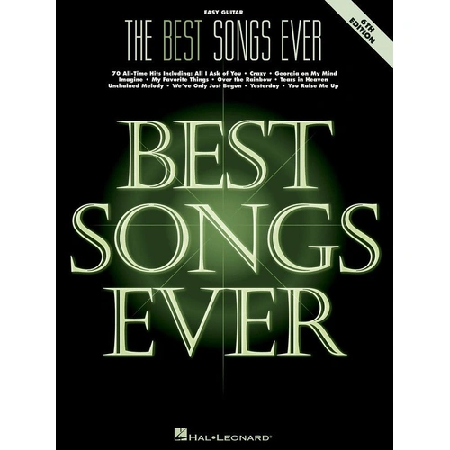The Best Songs Ever Easy Guitar Songbook - 6th Edition