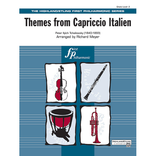 Themes from Capriccio Italien for Full Orchestra by Tchaikovsky