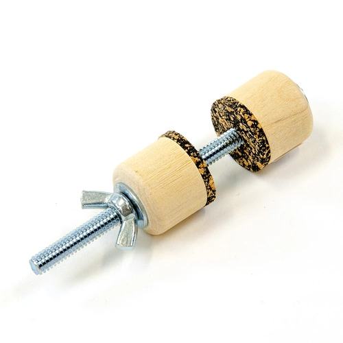 Violin Viola Clamp Screw with Wooden Screw and Leather Pads - Made in USA