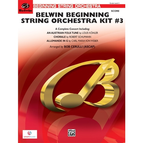 Belwin Beginning String Orchestra Kit #3 Grade 2