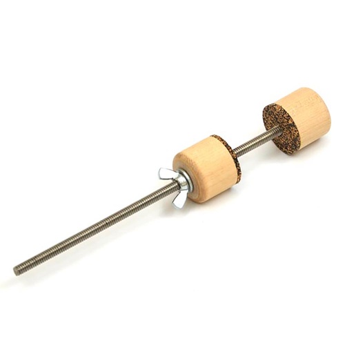 Cello/Guitar Clamp Screw with Wooden Clamps and Leather Pads
