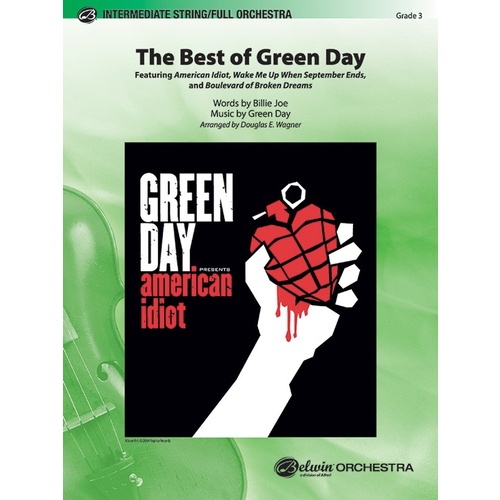 Best of Green Day String Orchestra Sheet Music Grade 3