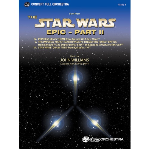 Suite from the Star Wars Epic Part II FO Grade 4 String Orchestra Sheet Music