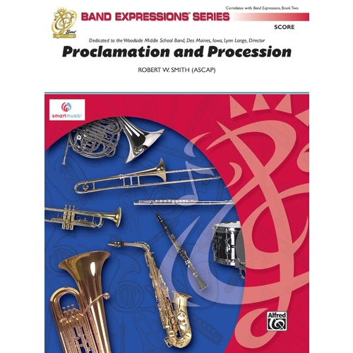 Proclamation & Procession Concert Band Gr 2 Conductor Score