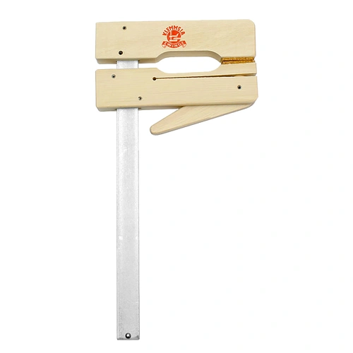 Klempsia Clamp 110mm Throat 200mm Opening Steel Rod with Cork Lined Beech Wood Pads