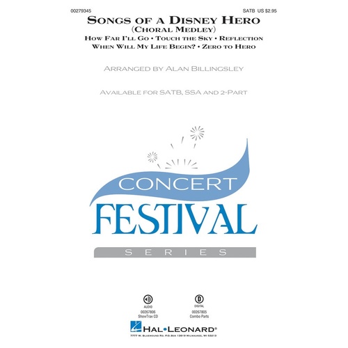 Songs Of A Disney Hero ShowTrax CD (CD Only)