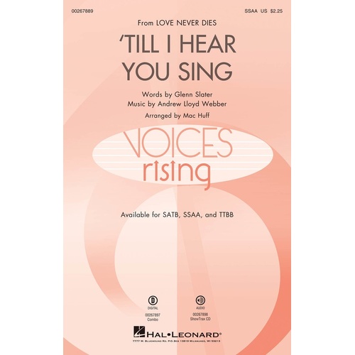 Til I Hear You Sing SSAA 