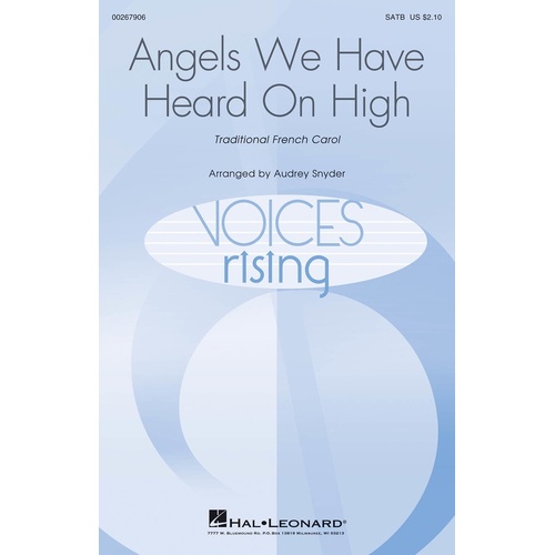Angels We Have Heard On High SATB Opt A Cappella (Octavo)