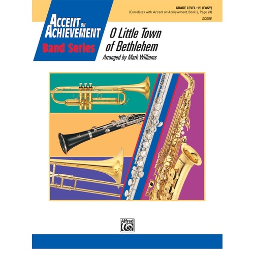 O Little Town Of Bethlehem Concert Band Gr 1.5