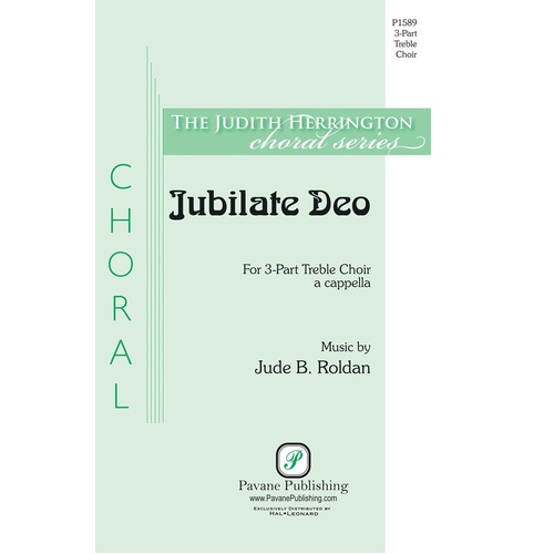 Jubilate Deo 3 Part Treble A Cappella (Octavo)