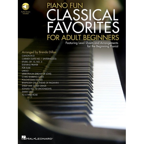 Piano Fun - Classical Favorites for Adult Beginners Book with Accompaniments