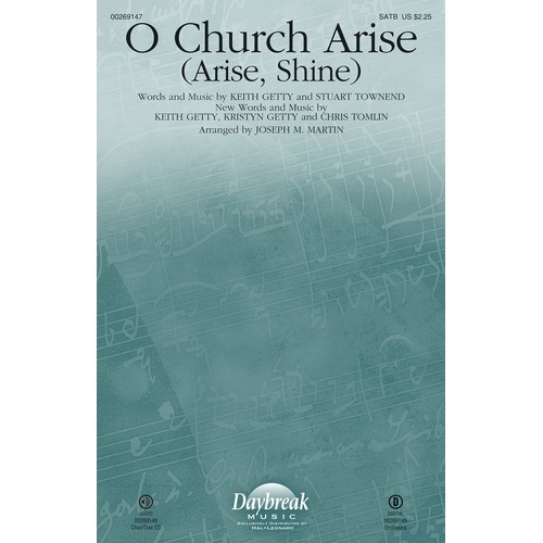 O Church Arise (Arise Shine) SATB (Octavo)
