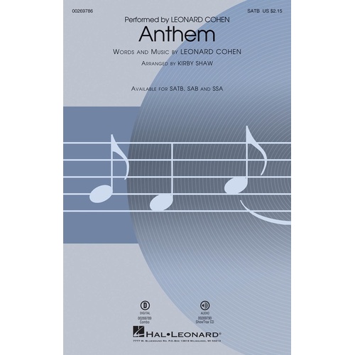 Anthem ShowTrax CD (CD Only)