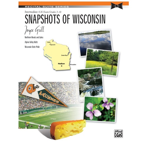 Snapshots of Wisconsin Piano Sheet Music