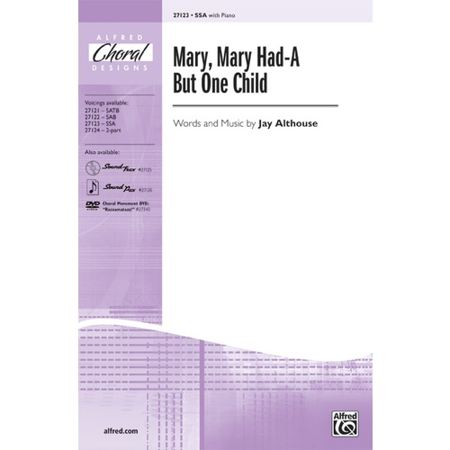 Mary Mary Had-A But One Child SSA