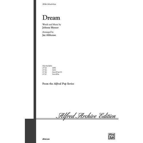 Dream SAB Arr Althouse