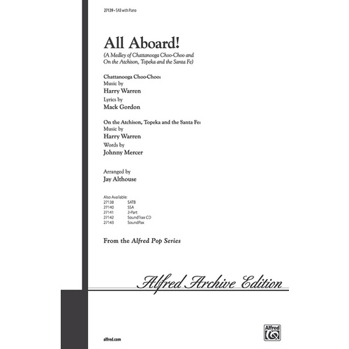 All Aboard Medley SAB Choral Sheet Music